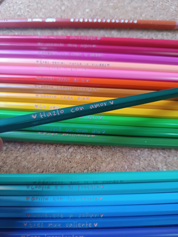 Lapices de Colores Grabados