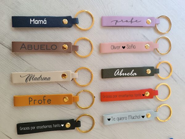 Llavero sintético personalizado